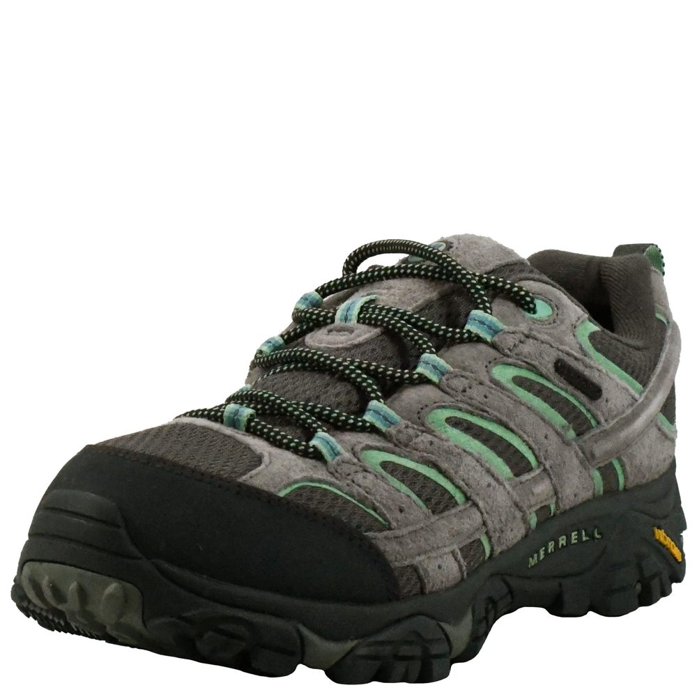 Merrell Women's Gray and Teal Athletic Shoes